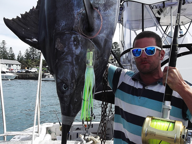 ANGLER: Evan Declauzel SPECIES: Blue Marlin WEIGHT: 169 kgs LURE: JB Lures, 14" Chopper